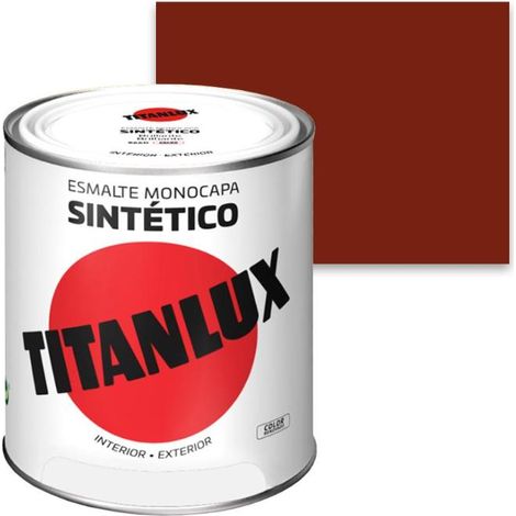 -CAHERSA- PINTURA TITANLUX ROJO INGLES 750ML TITAN (1/3)