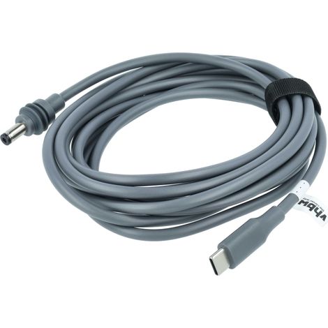 vhbw Stromkabel kompatibel mit Starlink Mini WLAN-Router - 300 cm, 1x USB-C Stecker, 1x DC-Hohlstecker 5,5 mm (1/5)