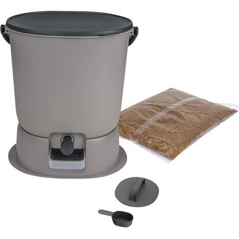 Skaza Bokashi Essential Komposter grau 15,3L