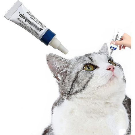 Pommade anti-inflammatoire pour infection oculaire chez chiens, chats, bovins, chevaux et moutons - Soulage rougeurs et gonflements (1/4)