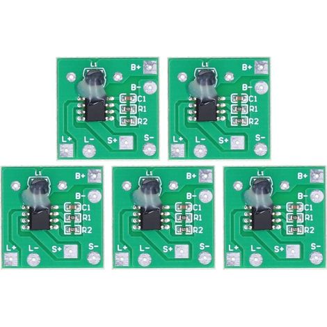 Lot de 5 cartes de contrôle de charge solaire pour batterie au lithium 1,2 V (1/5)