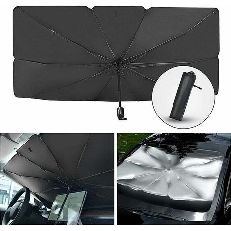 Aiperq Auto-Sonnenschutz für die Windschutzscheibe, faltbarer Auto-Windschutzscheiben-Sonnenschirm (14080CM) (1/5)