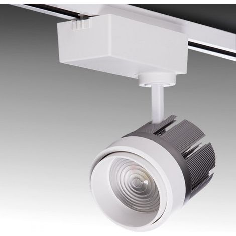 Foco de Carril LED  30W 2527Lm CRI90 2700ºK Kayla Trifásico Apertura Variable 50.000H [GMD-FTL03-T-30-WW]