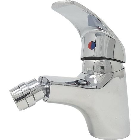1 - Robinet Mitigeur - Bidet Salle De Bain - Tête Mobile - Alliage Métallique - Gris Silver - 13x13cm (1/4)