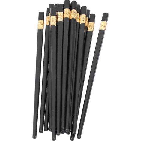Set mit 10 Paar asiatischen Essstäbchen, sicher und langlebig, Besteckgeschenk für Familie und Hotels (1/5)