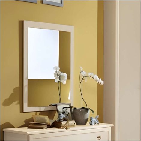 Specchiera Linda Beige Elegante 70x90 cm - Bordi in Laminato