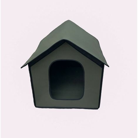 Abri pour chien extérieur étanche, niche pour chat d'hiver pliable, abri écologique pour animaux de compagnie, protection imperméable pour chat/chien (1/5)