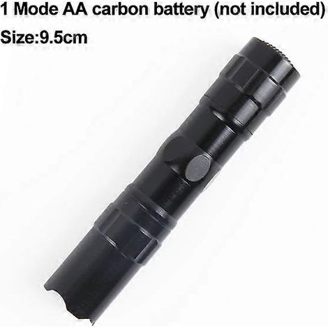 Mini lampe torche LED portable, 3 modes, rechargeable par USB, zoom, lumière puissante, idéale pour le camping en extérieur, lampe COB étanche, style C (1/5)