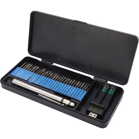 Stylo à graver électrique rechargeable 3 vitesses 5V, outil rotatif sans fil pour le meulage et la gravure (1/5)