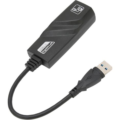 Adaptateur Ethernet 1000 Mbps, transmission rapide, Internet stable, carte Internet Gigabit filaire portable et compacte pour Windows
