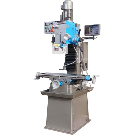 Säulenbohr- Fräs- und Gewindeschneidmaschine - 400 V / 1500 W - PROMAC TOOL - JMDT-804516X-DRO (1/4)