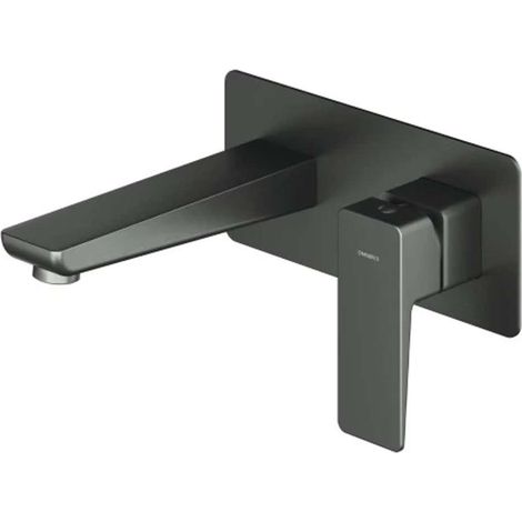OMNIRES Parma - Miscelatore per lavabo ad incasso, con corpo, grafite spazzolato PM7415GR (1/3)
