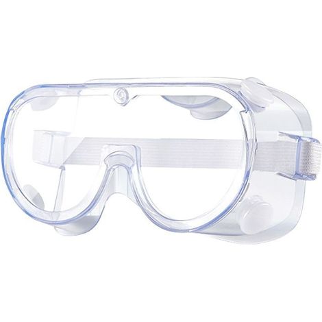 2 Paires de Lunettes de Sécurité Lunettes de Protection Transparentes avec Lentilles Anti buée Protection Latérale et Protection UV pour Bricolage, Chimie, Travaux, Chantiers