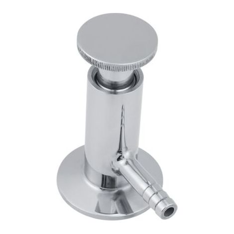 1 vanne d'échantillonnage sanitaire en acier inoxydable SUS304 avec virole de 50,5 mm (2 pouces)