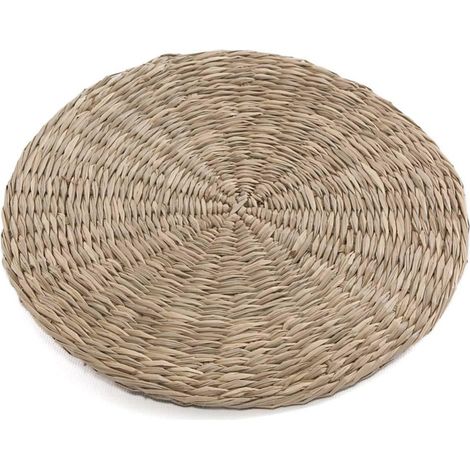 Dessous-de-plat en fibres naturelles, diam. 25 cm, lot de 5 (1/2)