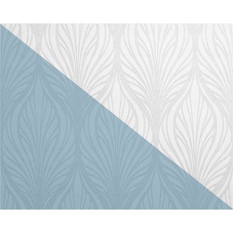 Baroque wallcovering wall EDEM 83003BR60 paintable non-woven wallpaper textured with graphical pattern matt white 26.50 m2 (285 ft2) (1/5)