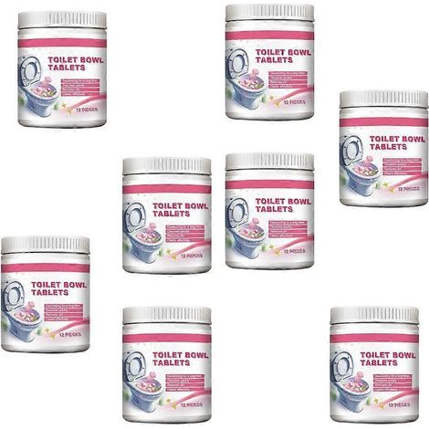 Nettoyant automatique pour cuvette de toilettes, pastilles nettoyantes pour salle de bain, nettoyants concentrés (1/4)