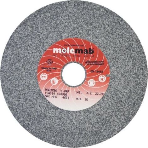 MOLA A DISCO IN CORINDONE GRIGIA 145 x 6,0 x 22 mm 550089