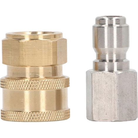 5000 PSI Hochdruckreiniger-Anschlüsse, Waschmaschinen-Schlauchadapter, Innen- und Außenverbinder, G3/8 Zoll