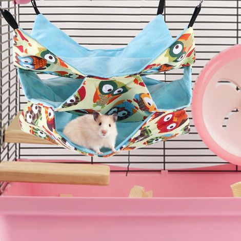 Hamac suspendu pour animaux de compagnie (hamster, écureuil), nid douillet pour l'hiver, cage-grotte (1/5)