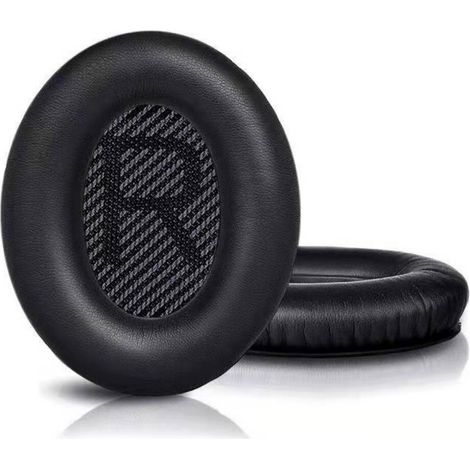 Coussinets de remplacement pour casques Bose QC35, QC25, QC15, AE2, SoundTrue et SoundLink, couleur noire (1/5)