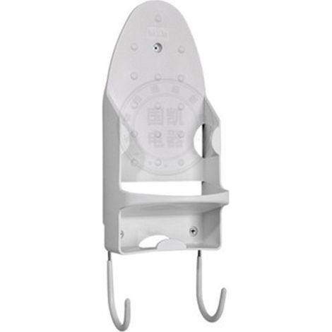 Filiyano – Support mural portable pour fer à repasser, idéal pour les hôtels et la maison. Dimensions : 310 x 136 mm. Couleur : blanc. (1/4)