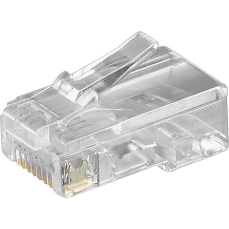 Lanview RJ45-Stecker für Flachkabel, 8-polig, LVN-Stecker-flach