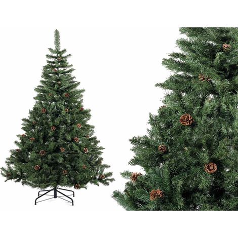 Pini natalizi artificiali / alberi di Natale New Aspen H180 con 698 rami e pigne, M 1,80 H