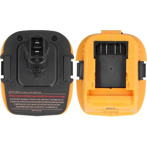Adaptateur Convertisseur Batterie Kit Dock Connecteur Alimentation 18V DCA1820 (1/5)