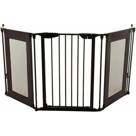 Dreambaby Denver Sicherheitsbarriere für Babys aus schwarzem Metall