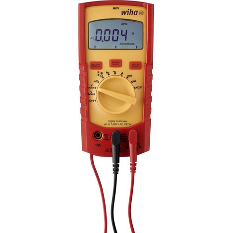 Wiha Multimetro digitale fino a 1.000 V AC, CAT IV incl. 2 pile AAA (45215) (1/2)