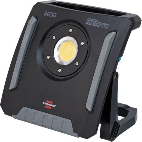 Brennenstuhl – Projecteur LED portable 18V – 6200 lm – 4 modes d’éclairage – IP65 – Autonomie 20 min/Ah – Compatible batteries 18V AMPSHARE