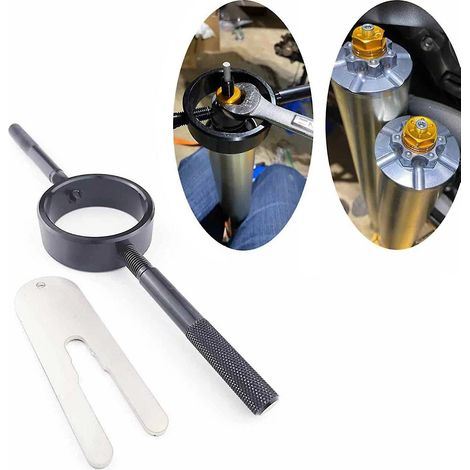 Entretoise d'entretien pour compresseur de ressort de fourche de moto, outil universel pour la réparation de motos sportives, entretoise pour joint d'huile de fourche (1/5)