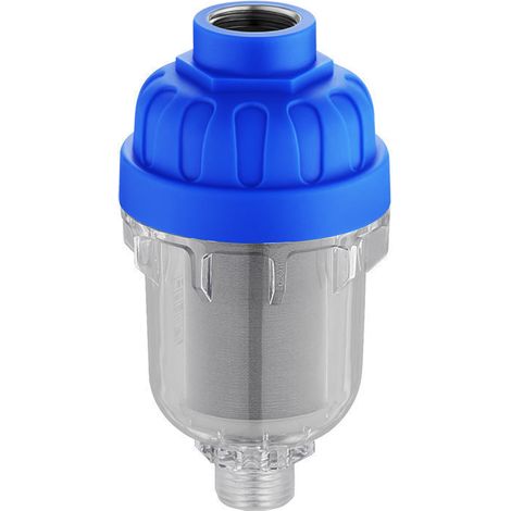 Prefiltro per sedimenti - Filtro per acqua del rubinetto, riduce i sedimenti nell'acqua, prefiltro per sedimenti, filtro per sedimenti in acciaio inossidabile per lavatrici - Purificatore d'acqua (1/2