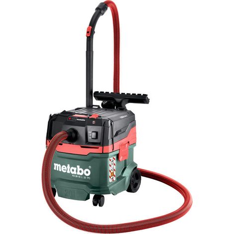 Aspiradora inalámbrica METABO AS 36-18 L 20 PC - Clase L 20L Pick+Mix (sin batería ni cargador), caja (1/4)