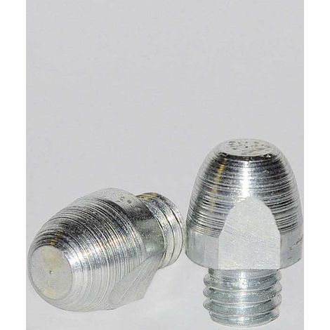 Ramponi ovali Mondial senza widia in ferro pesante con filetto da 3/8'': 4 pz Rampone ovale senza widia