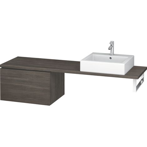 Base Duravit L-Cube Base per console, larghezza 620 mm, profondità 477 mm, 1 cassetto, colorazione: Pino Terra Decor Pine Terra - LC582305151 (1/4)