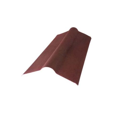 Remate para láminas onduladas Cubierta de techos Onduvilla Rojo difuminado 90x50 cm