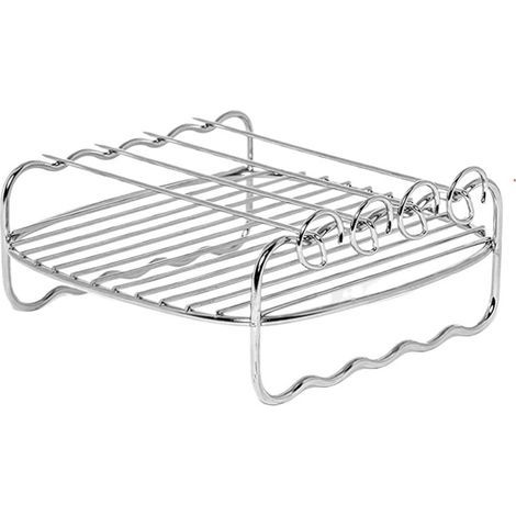 Grilles compatibles pour friteuse à air chaud, grilles de four carrées/rondes/rectangulaires, accessoires pour friteuse à air chaud. (1/4)
