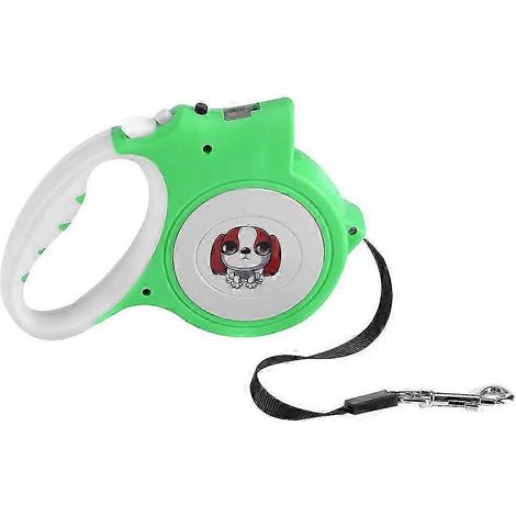 Laisse de dressage pour chien avec corde de traction rétractable automatique et lampe torche LED 2025 (1/3)