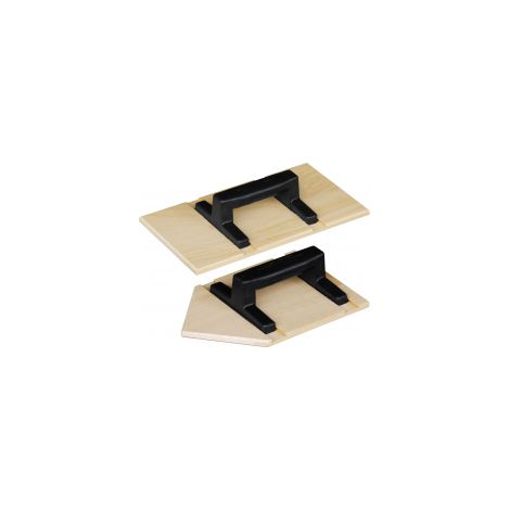 Taloche de madera dimensiones 25 x 14 cm forma rectangular