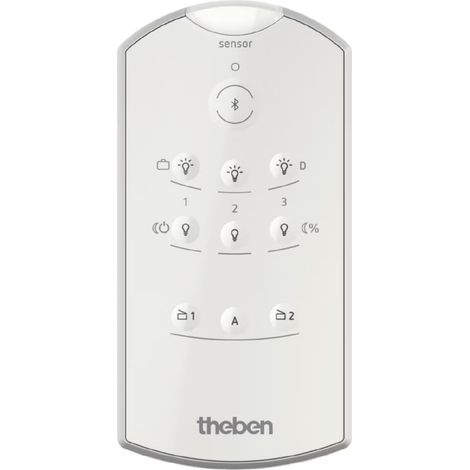 Theben theSenda B - Universell einsetzbare Fernbedienung, Integrierter Luxmeter