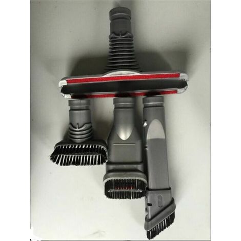 Accessoires pour aspirateur Dyson V6/V8 – Adaptateur DC35/45/58 – Kit de 4 têtes de nettoyage et de brosses (1/4)