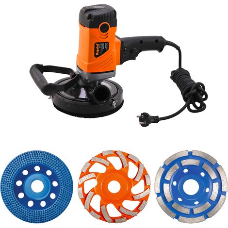 KIT LEVIGATRICE SCARIFICATRICE EDILE FRESA MURI CEMENTO + PLATORELLI KAPRIOL (1/5)