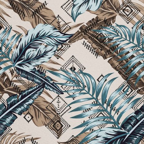 Tela Oxford decorativa para exteriores - Motivo de plumas I DX328 (1/5)