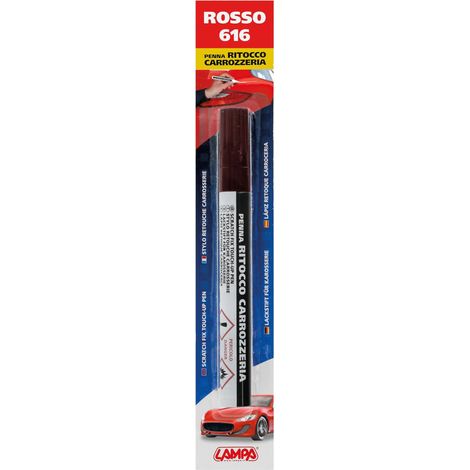Penna ritocco carrozzeria - Rosso - 616