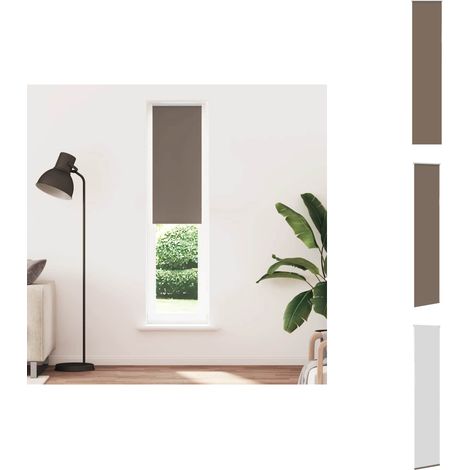 Store enrouleur occultant café 45x230cm largeur du tissu 40,7cm - Store Enrouleur - Stores Enrouleurs - Store De Jour Et De Nuit - Store Occultant (1/5)