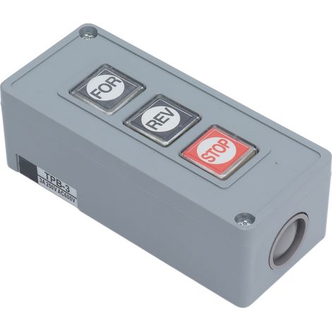 Drucktaster-Steuerkastenstation mit Selbstrückstellung, 250 V AC, TPB-3 (1/5)