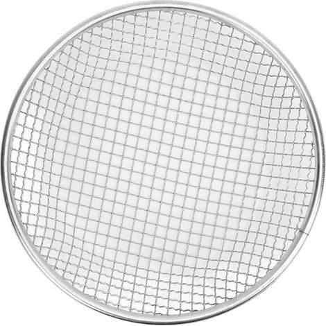 Tamis à sable, terreau et compost de jardinage en acier inoxydable, capacité de 50 kg, avec gants antidérapants et trou de 10 mm / 0,39 po (1/5)