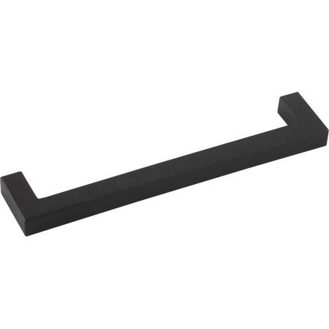 Möbelgriff Schubladengriff Ischgl LA 96mm, Breite 108mm, Schwarzstahl